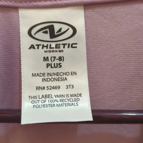 Athletic Works Girls Two-Tone Sweat Jacket & jogger Pants - Picture 5 of 11